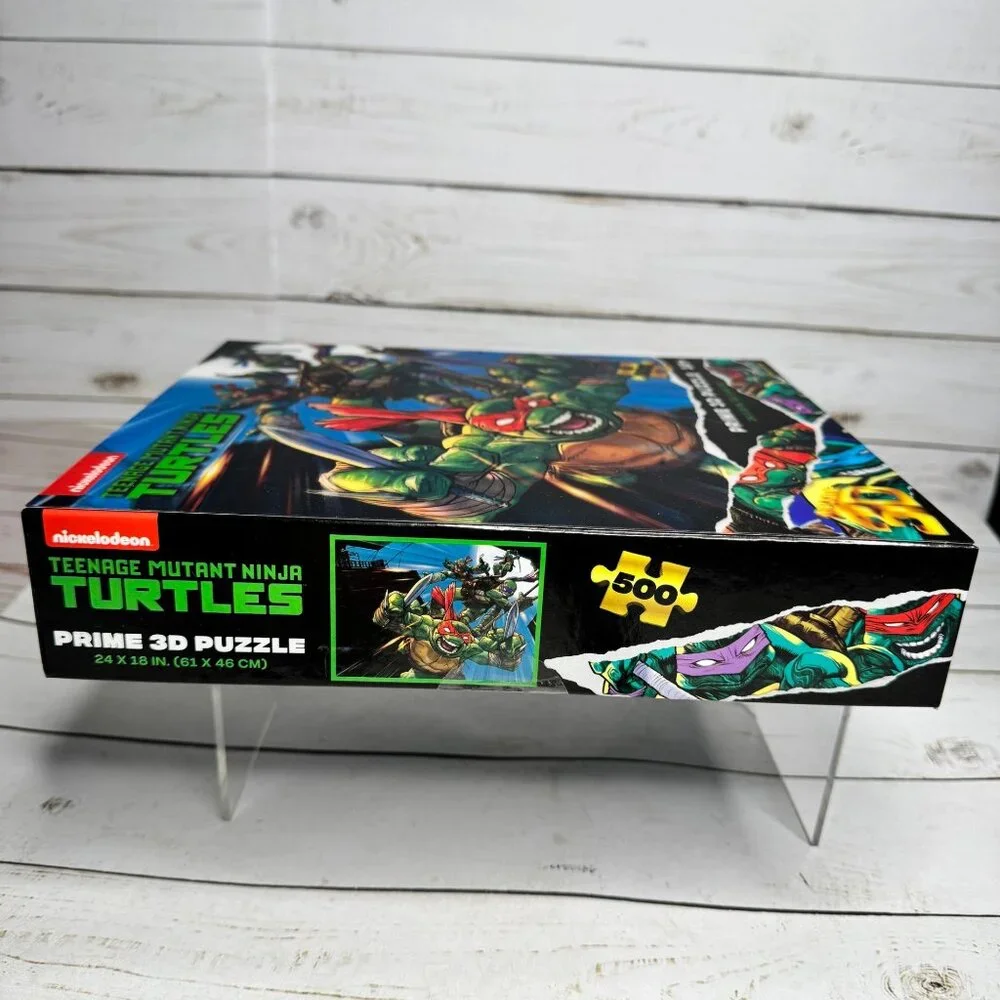 TMNT Teenage Mutant Ninja Turtles 3D Puzzle‎ 500 Piece Prime 3D Nickelodeon New
